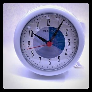 New Bulova Handy Timer white Wall Clock